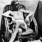 Foto William Faulkner descansando